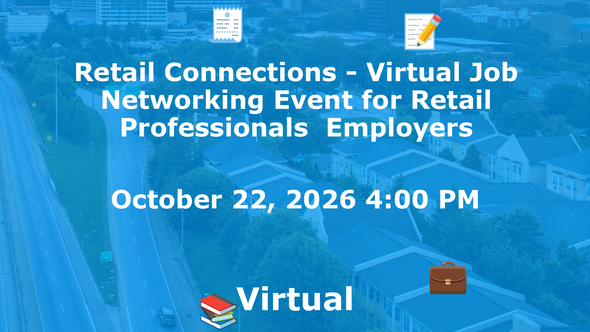 Retail Connections - Virtual Job  Networking Event for Retail Professionals  Employers event image